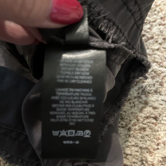 Anthropologie NWT Swing Tiered Gray Dress Pockets Sz M Boho Babydoll Cottagecore - Picture 10 of 10